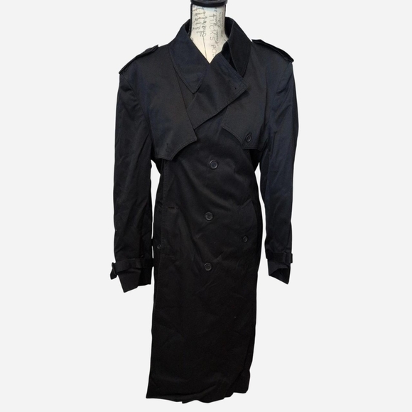 Men's Vintage Size 42L Misty Harbor Trench Coat - Picture 1 of 8
